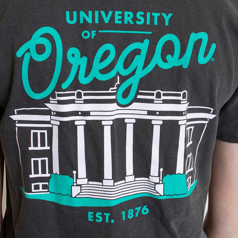 1876, Johnson Hall, Summit, Comfort Color, Cotton, T-Shirt